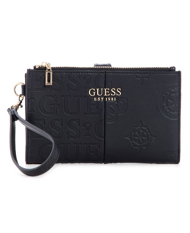 GUESS Kaylyn Double Zip Organizer Wallet & Reviews - Handbags & Accessories - Macy&#39;s