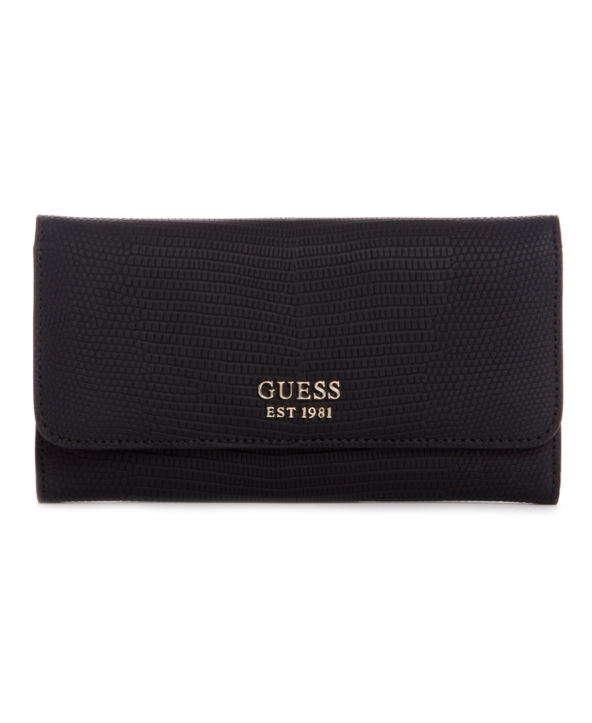 Guess Lyndi Slim Clutch Wallet Chestnut Multi Smart Closet