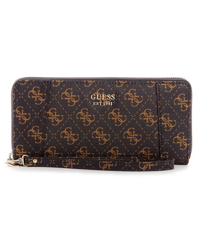 GUESS Naya Large Zip Around Wallet Macy's
