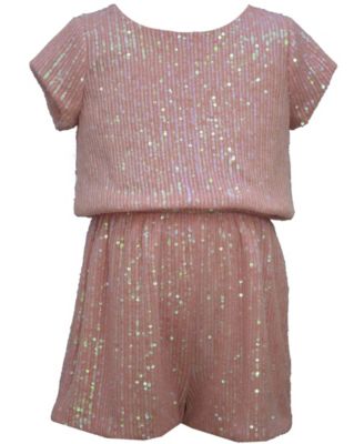 pink sparkly romper