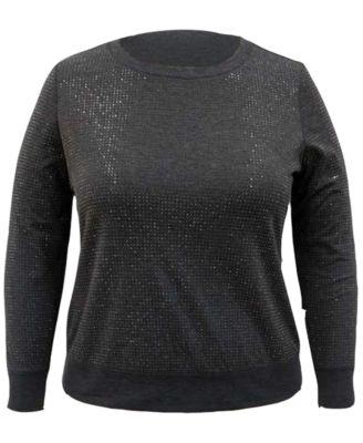 macys plus size sweatshirts