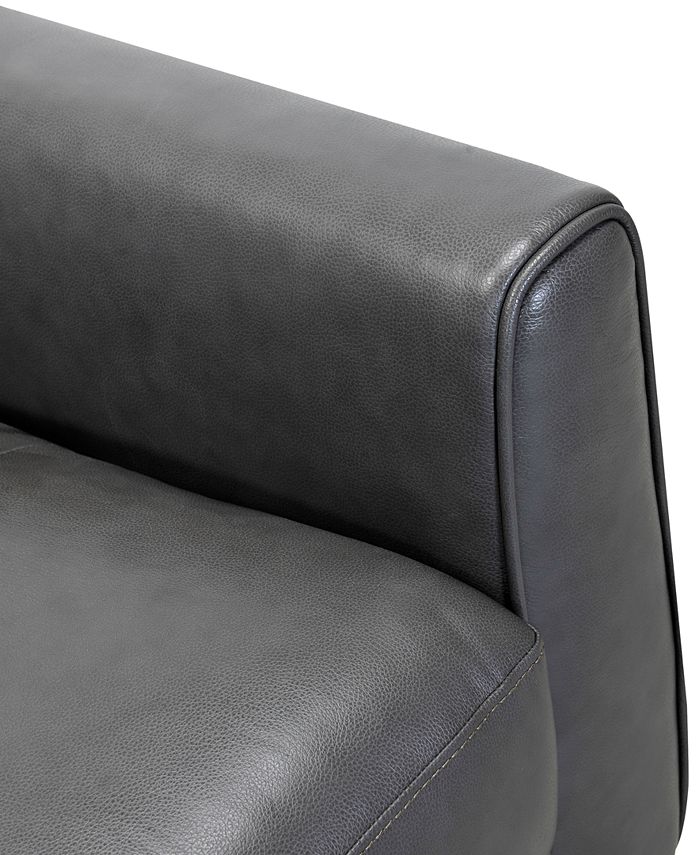 Furniture CLOSEOUT! Tyvon 80" Leather Power Motion Sofa & Reviews