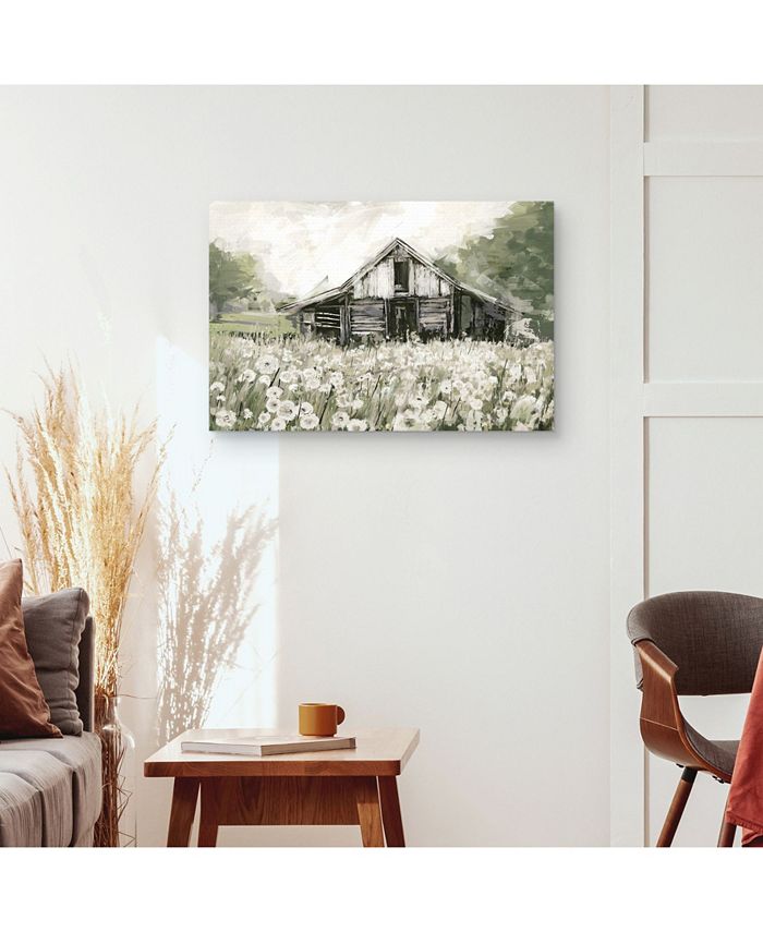 Fine Art Canvas Dandelion Barn by Studio Arts Canvas Art Print Macy's