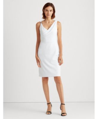 lauren ralph lauren embellished jersey dress