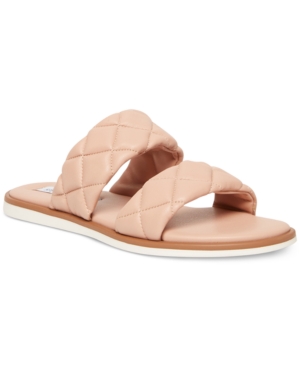image of Steve Madden Women-s Orsa Quilted Slide Sandals
