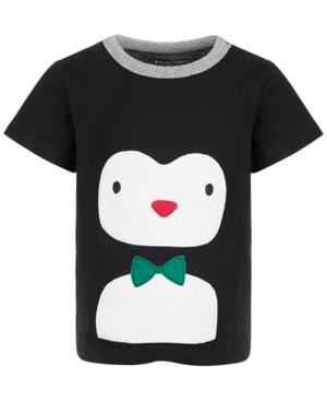 image of First Impressions Baby Boys Penguin Cotton T-Shirt, Created for Macy-s