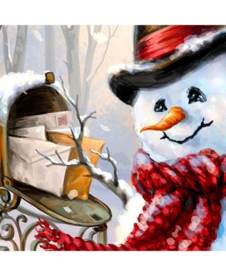 by Dona Gelsinger Seasons-Greetings Snowman Wall and Door Hanger