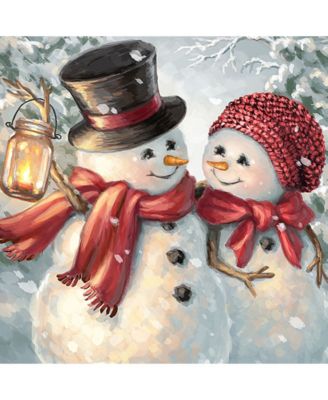 by Dona Gelsinger Snow Much in Love Wooden Block