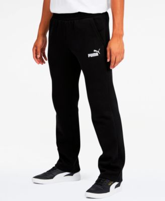 puma men's fleece open pants