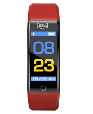 Everlast Tr031 Blood Pressure And Heart Rate Monitor Activity Tracker In Red