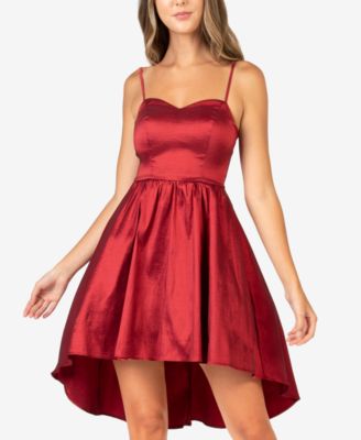 macys homecoming dresses red