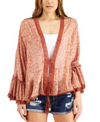 Free People - Lola Sheer Printed Kimono