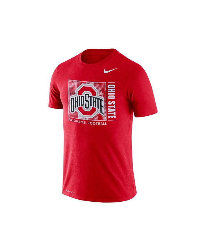 Nike Ohio State Buckeyes Men's Dri-fit Cotton Team Issue T-Shirt ...