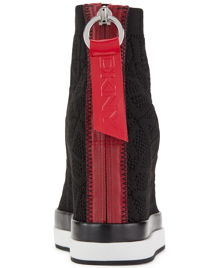 dkny sawyer wedge sneakers