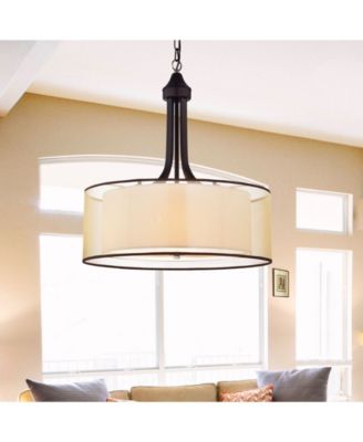 Copper 22" 4-Light Indoor Chandelier with Light Kit