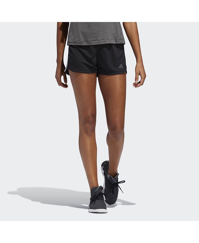 adidas Women's Pacer 3-Stripes Woven Shorts - Macy's