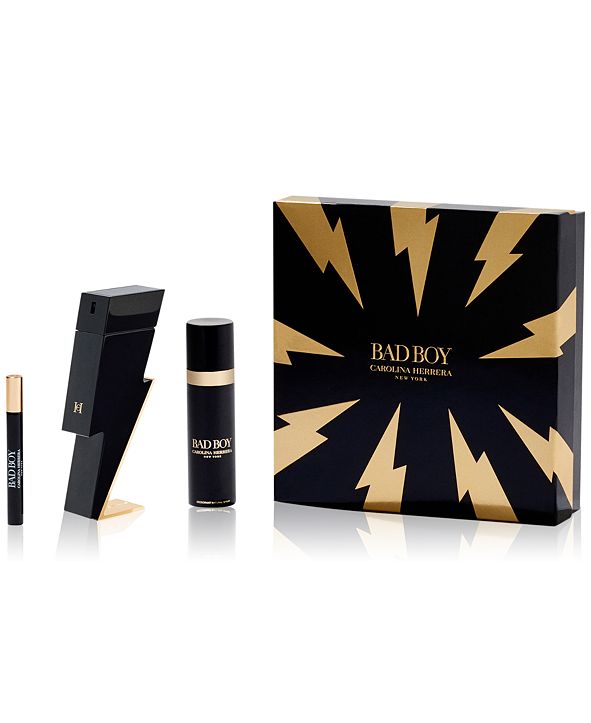 Carolina Herrera Men's 3Pc. Bad Boy Eau de Toilette Gift Set, Created
