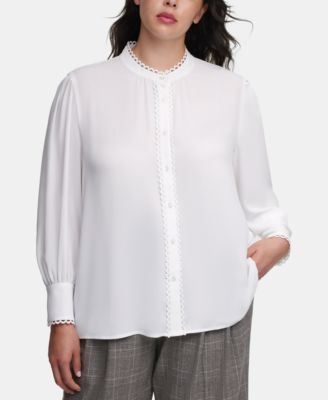 suit blouses plus size