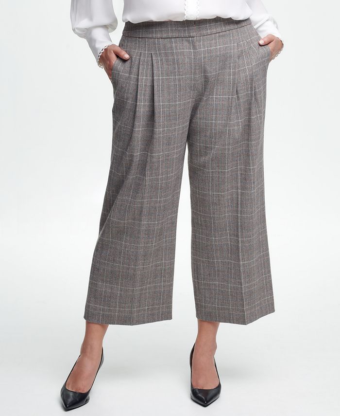 Calvin Klein Plus Size Cropped Pants & Reviews - Pants & Capris - Women ...