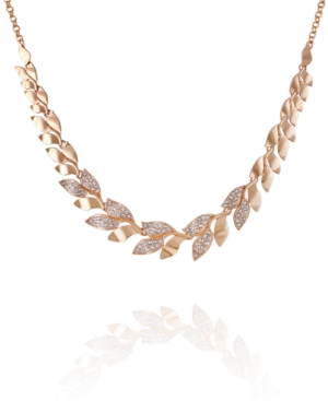 image of T Tahari Women-s Fashionable Florals Statement Necklace