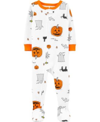 Carter's - Baby Boy  1-Piece Halloween Snug Fit Cotton Footie PJs