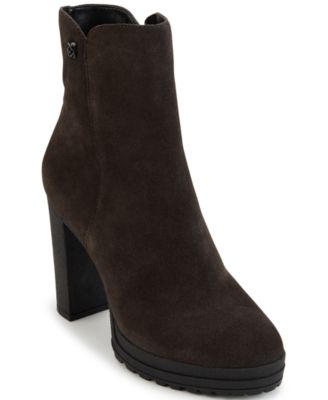 macy's black ankle boots