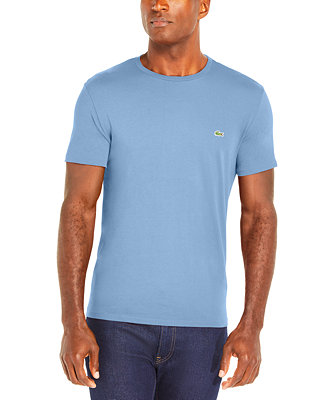 Lacoste Men's Crew Neck Pima Cotton T-Shirt & Reviews - T-Shirts - Men ...