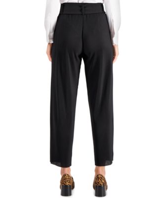 macys petite wide leg pants