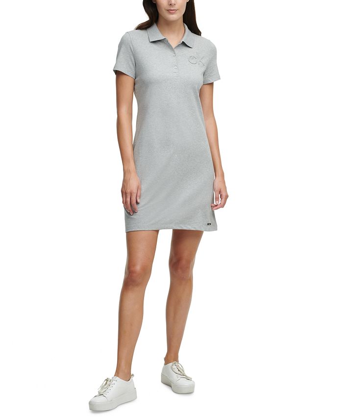 Calvin Klein Polo Shirtdress & Reviews - Dresses - Women - Macy's