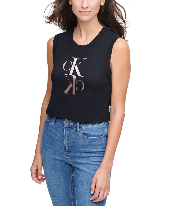 Calvin Klein Jeans Cotton Logo Tank Top Macy's