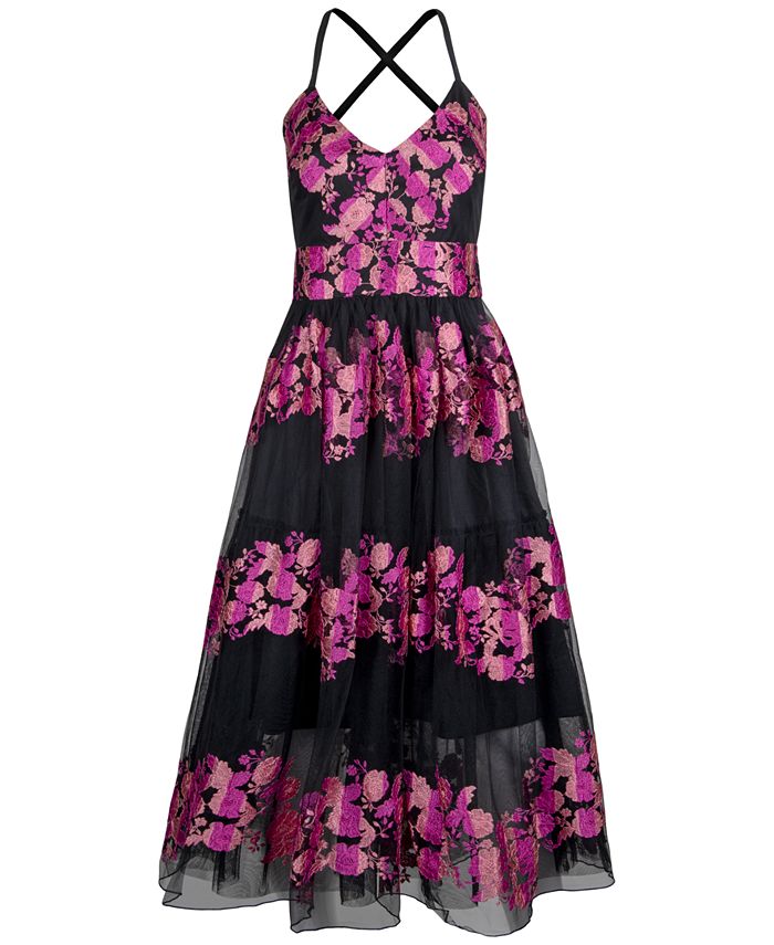 Christian Siriano New York Embroidered-Floral Dress & Reviews - Dresses ...