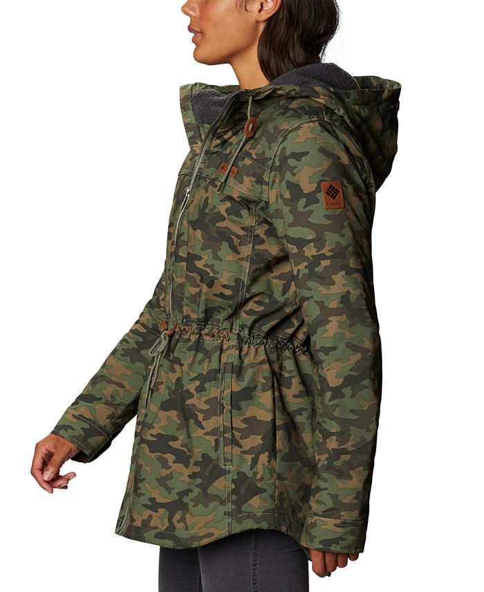 Columbia Women's Chatfield Hill Plaid FleeceLined Utility Jacket