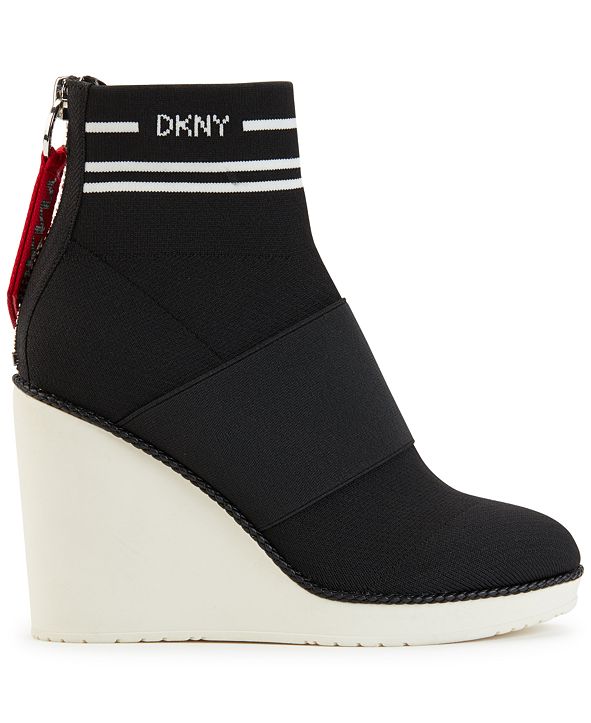 DKNY Women's Warbi Wedge Sneakers & Reviews Athletic Shoes & Sneakers