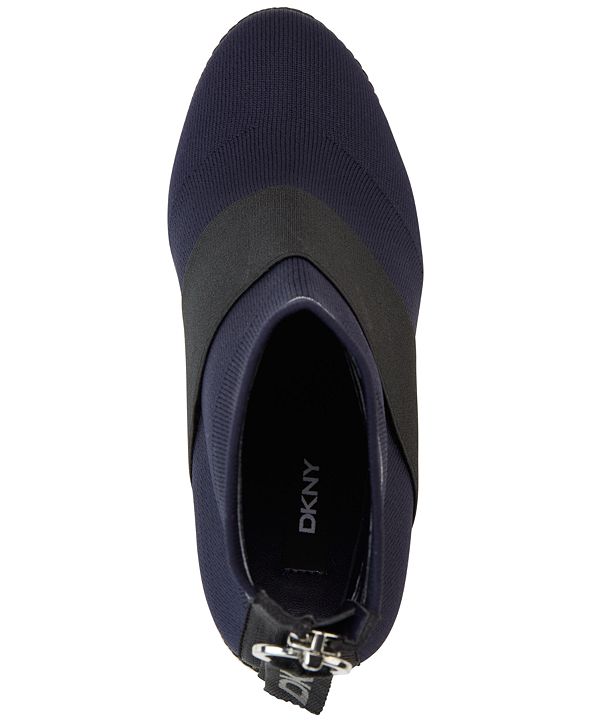 dkny women's warbi wedge sneakers