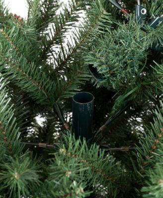 7ft Pre-Lit Green Fir Artificial Christmas Tree with 500 LED Lights, Multi-color, remote controller