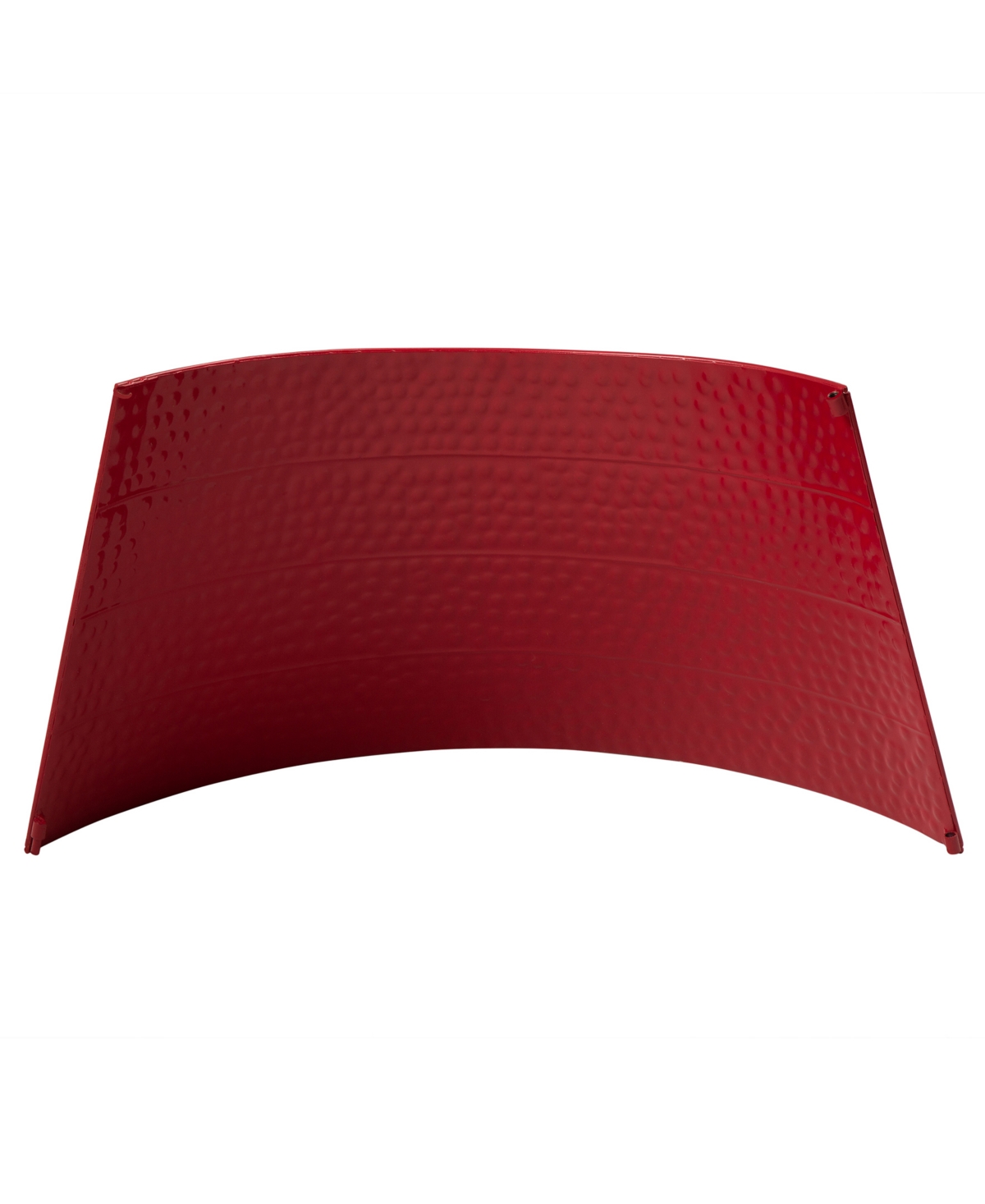 GlitzhomeHammered Metal Tree Collar - Red