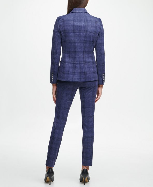 Tommy Hilfiger One-Button Plaid Jacket Powder Multi 16 main image 0