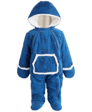 image of First Impressions Baby Boys Corduroy Snowsuit, Created for Macy-s