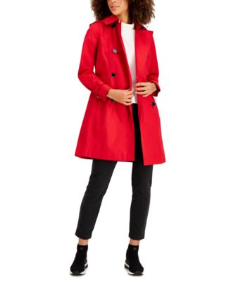 michael michael kors belted trench coat