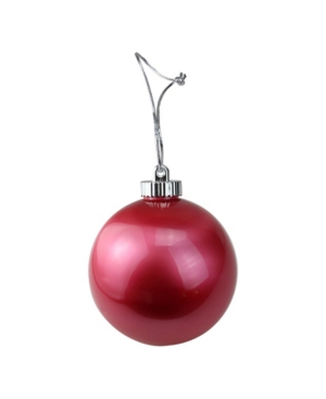 Northlight Kids' Led Lighted Battery Operated Shatterproof Christmas Ball Ornaments In Red