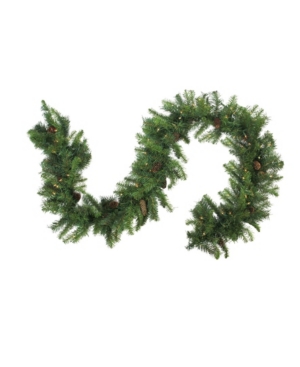 Northlight Pre-Lit Dakota Pine Artificial Christmas Garland-Warm Led Lights