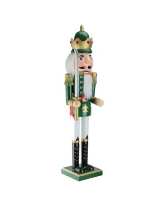Gold Tone Christmas Nutcracker King with Sword