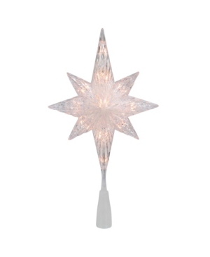 Northlight Lighted Bethlehem Star Christmas Tree Topper In Clear