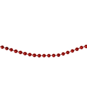 Northlight Beaded Artificial Christmas Garland-unlit In Red