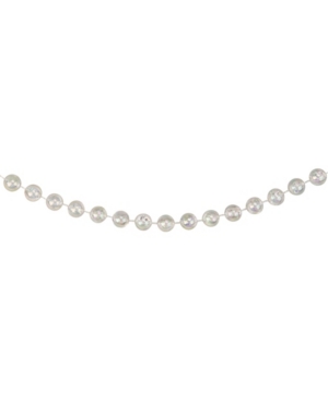 Northlight Unlit Shiny Clear Iridescent Beaded Artificial Christmas Garland In Clear