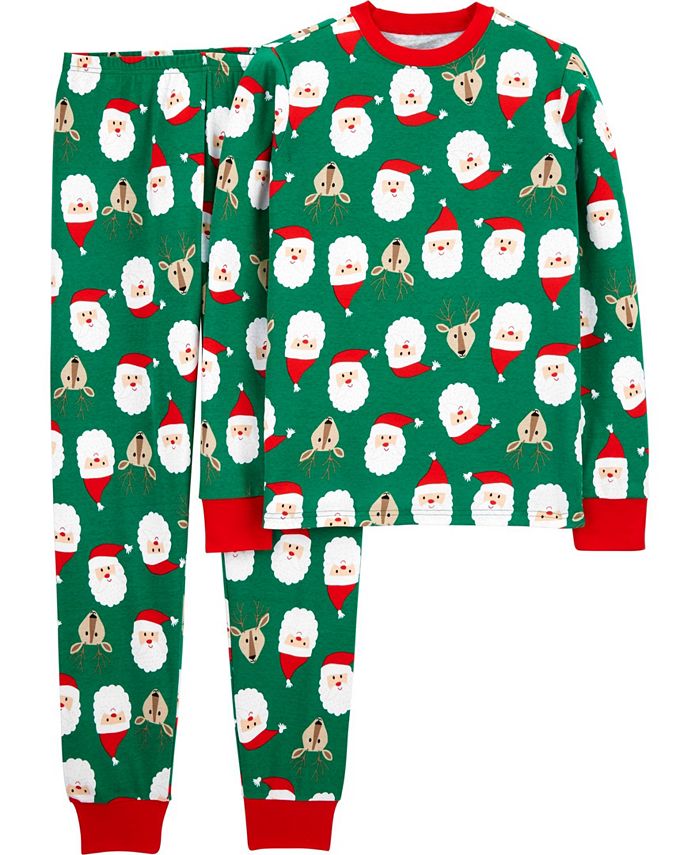 Carter s Adult Unisex Family Santa Reindeer Cotton Pajamas Set