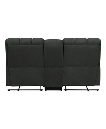 Prolounger tufted recliner loveseat store with power storage console