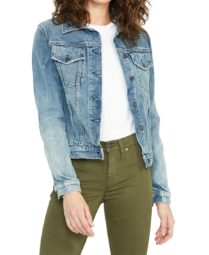 image of Hudson Jeans Denim Trucker Jacket