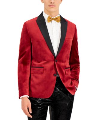 red suit jacket