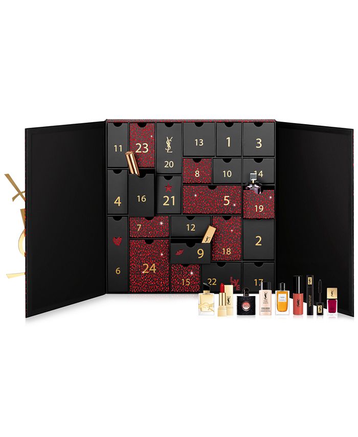 Authentic Authorization】YSL/Saint Laurent Christmas Limited Edition 2022  Limited Edition Advent Calendar Perfume Lipstick Set Gift Box International  Edition